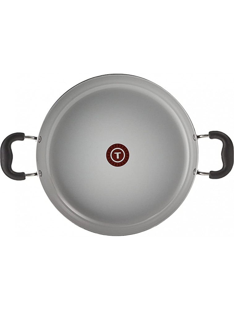 T-fal Specialty Ceramic Dishwasher Oven Safe Everyday Pan 12 5 qt Black - BABDPZMEH