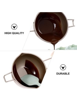 Butter Warmer Stainless Steel Measuring Pan Scoop Chocolate Pot Home DIY Baking Tool for Melting Chocolate Candy Butter Candle Cheese - BRPSXM89Y