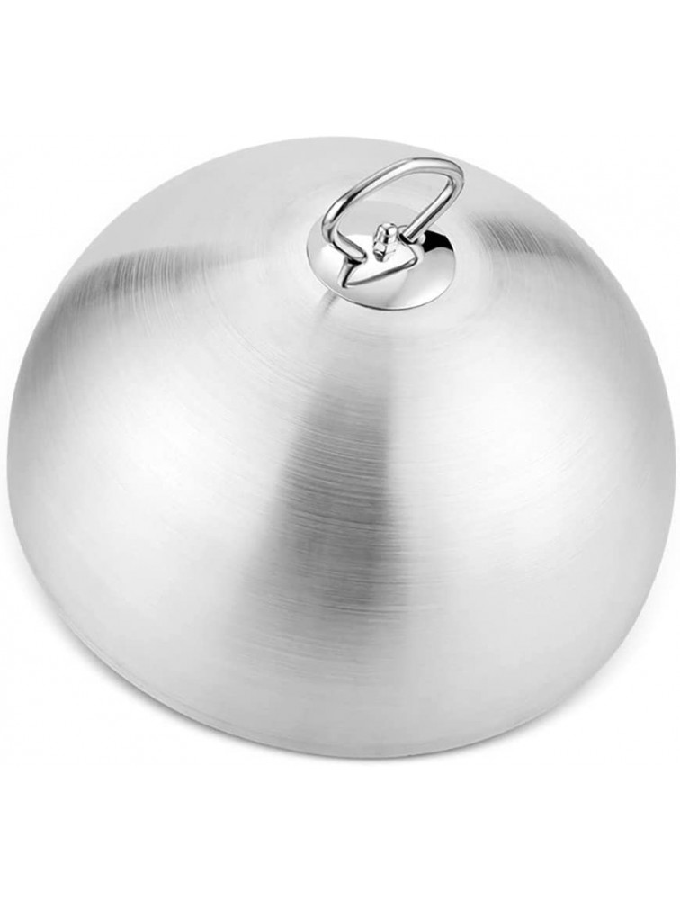 Cheese Melting Dome Round Basting Cover Stainless Steel Food Cover Indoor Outdoor Cheese Melting Dome and Burger Cover Color : C Size : 24X11CM - BSVBNBB5B