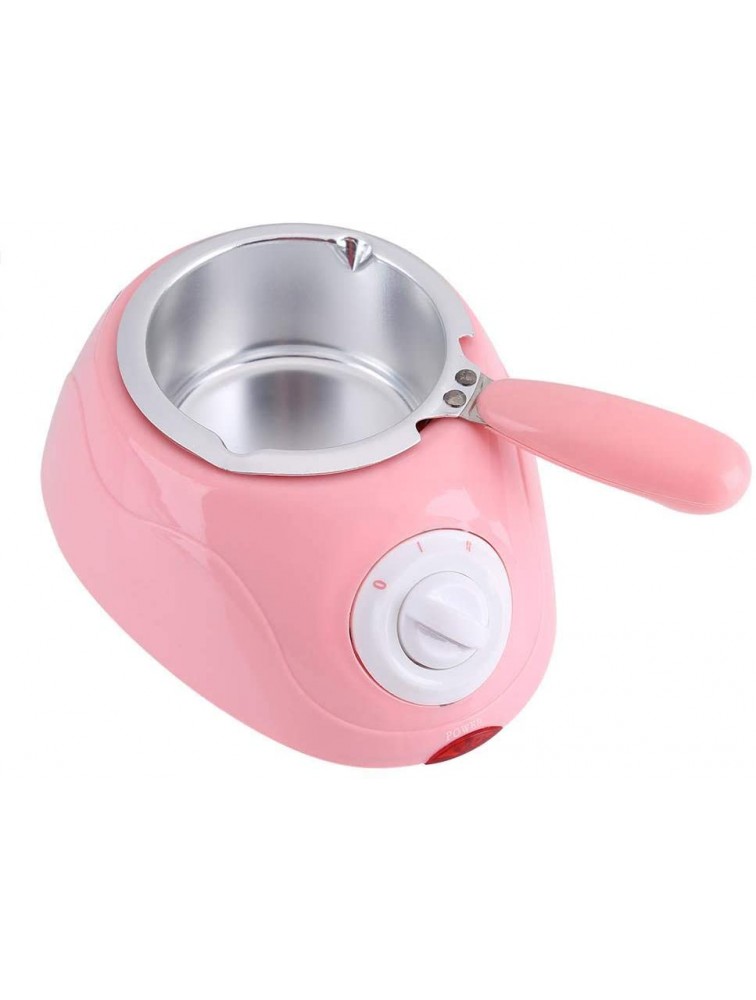 Chocolate Melting Pot Electric Kitchen Tool Candy Melting Pot with Heat Resistant Handle Boiler Pot Candy Butter Baking for Melting ChocolatePink - BJHKPGDP7