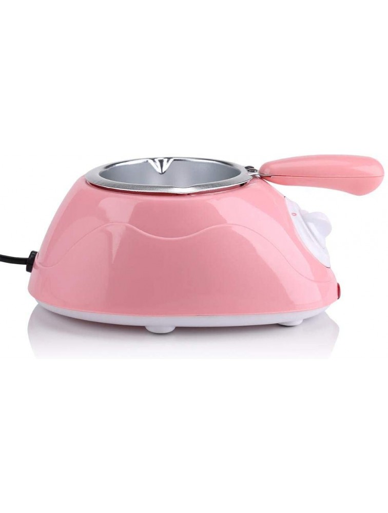 Chocolate Melting Pot Electric Kitchen Tool Candy Melting Pot with Heat Resistant Handle Boiler Pot Candy Butter Baking for Melting ChocolatePink - BJHKPGDP7
