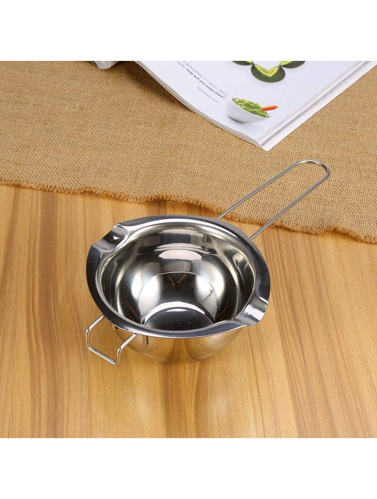 Chocolate Melting Pot,Stainless Steel Boiler Pot,Butter Milk Melting Pan,Kitchen Cookware Tool for Melting Chocolate Soap Wax Candle Making - BKNMSYIWW