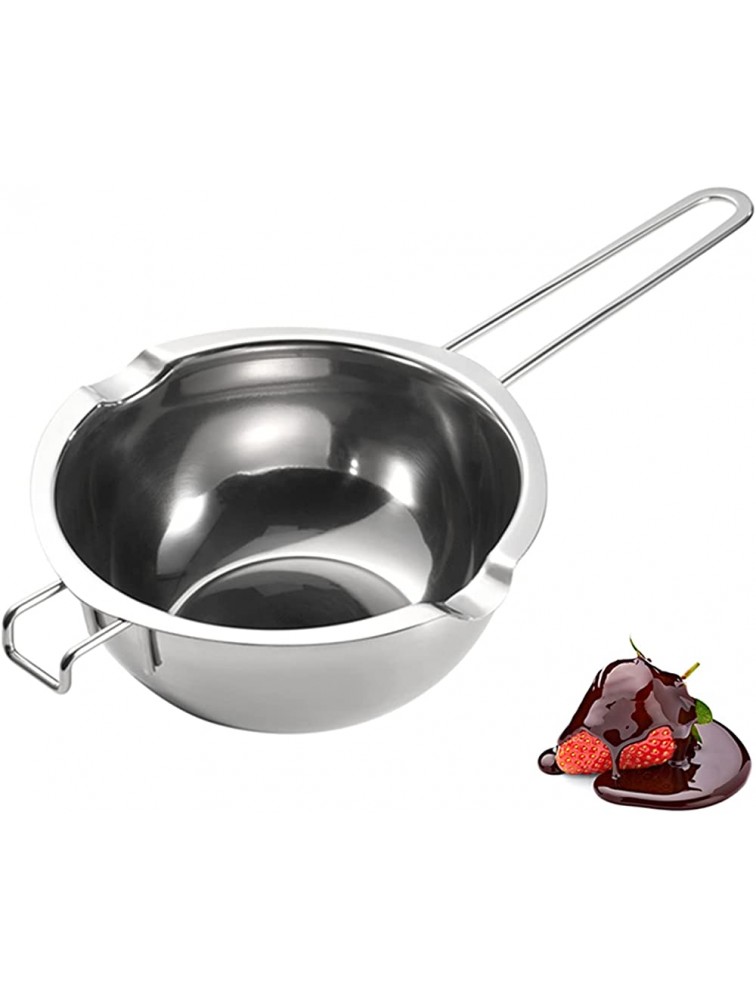 Double Boiler Pot,Candy Melting Pot,Melting Chocolate,Wax,Soap,and Candle Making,Melting Pot,Double Boiler for Chocolate Melting 480ML - BU0J429UX