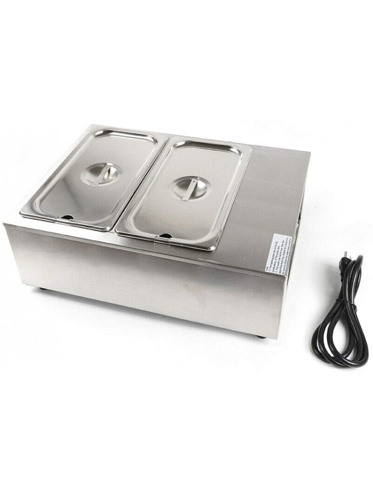 Electric Chocolate Melting Pot Machine Upthehill Commercial Electric Chocolate Heater Chocolate Melting Machine Double Cylinder Digital Control for Chocolate Cheese Soup Double Pans 1500W - BESJBU0N1
