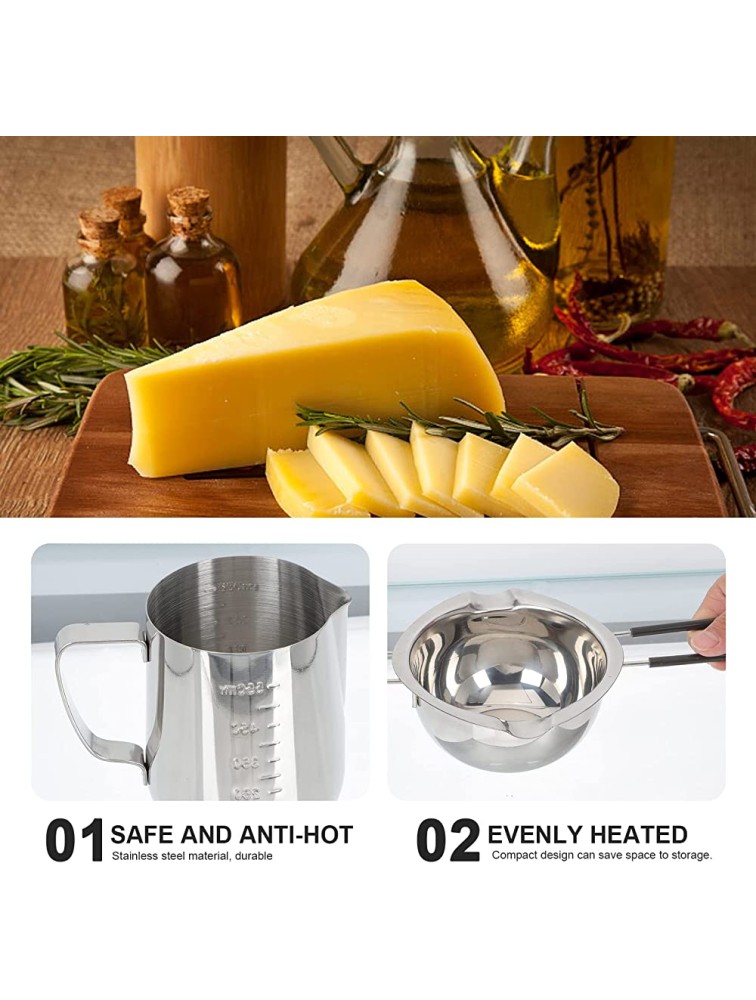 Generic Bowl 1 Set Stainless Steel Cheese Melting Pot Simple Butter Melting Bowl Candle Melting Pot - B4IJ4ZWMQ