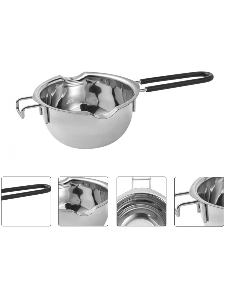 Luxshiny 2pcs Chocolate Melting Pots Stainless Steel Melting Pots Melting Bowls Kitchen Supplies - B385LZ0H9