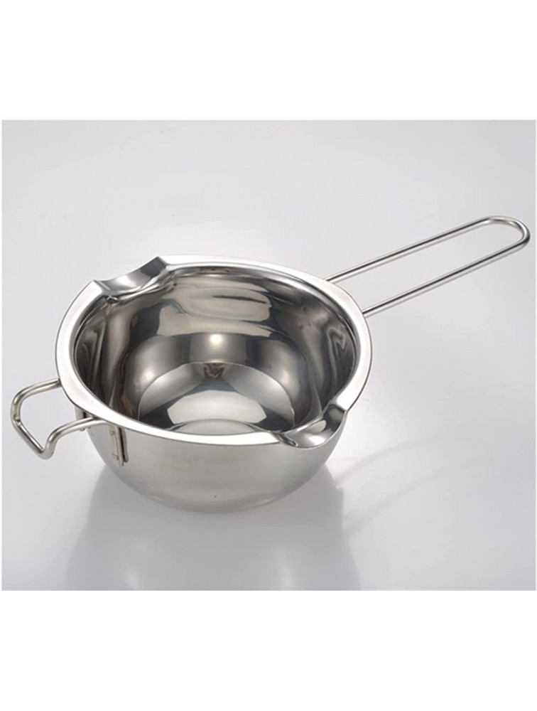 Stainless Steel Chocolate Butter Pot Durable Cheese Double Boiler Melting Pot Milk Bowl Pastry Baking Tool Kitchen Accessories - B1NR1ZKX7