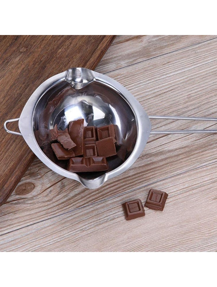 Stainless Steel Chocolate Melting Pot Double Boiler Pot for Melting Butter Chocolate Candy Butter Cheese Candle Making - BI736EY52