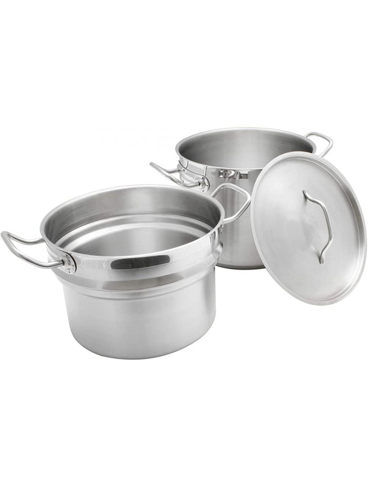 Thunder Group 16 quart 18 8 stainless steel double boiler 3 pcs set comes in each - BVTJII2GF