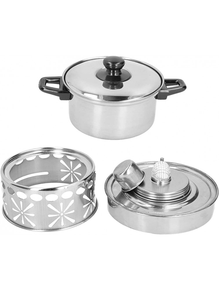 With Fire Extinguishing Fire Boiler Kit Hot Pot Stove Stainless Steel for Camping for Kitchen - BUJ6X15HK