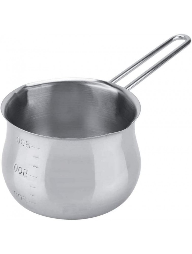 xiaodou Milk Pot Butter Pot Stainless Steel Milk Pot for Melting Chocolate Cheese Cooking 800 ML - B26DOF0N3