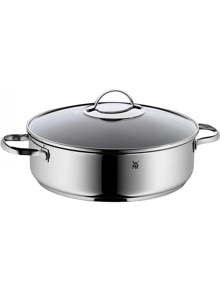WMF 0761406380 Serving and Braising Pan with Glass Lid Diameter 28 cm - B39NCCH70