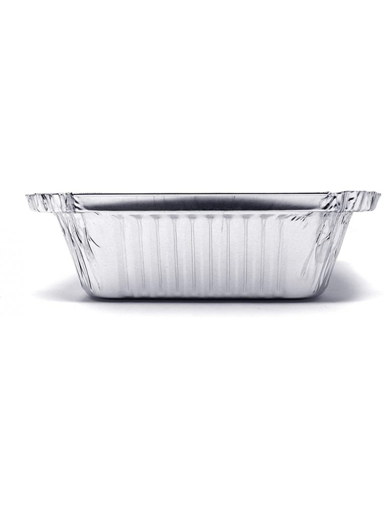 60 Pack Premium 1-LB Takeout Pans with Plastic Dome Lids 5.6 x 4.6 x 1.9 l Extra Heavy-Duty l Disposable Aluminum Foil for Catering Party Meal Prep Freezer Drip Pans BBQ Potluck - BX6ZVNKNW
