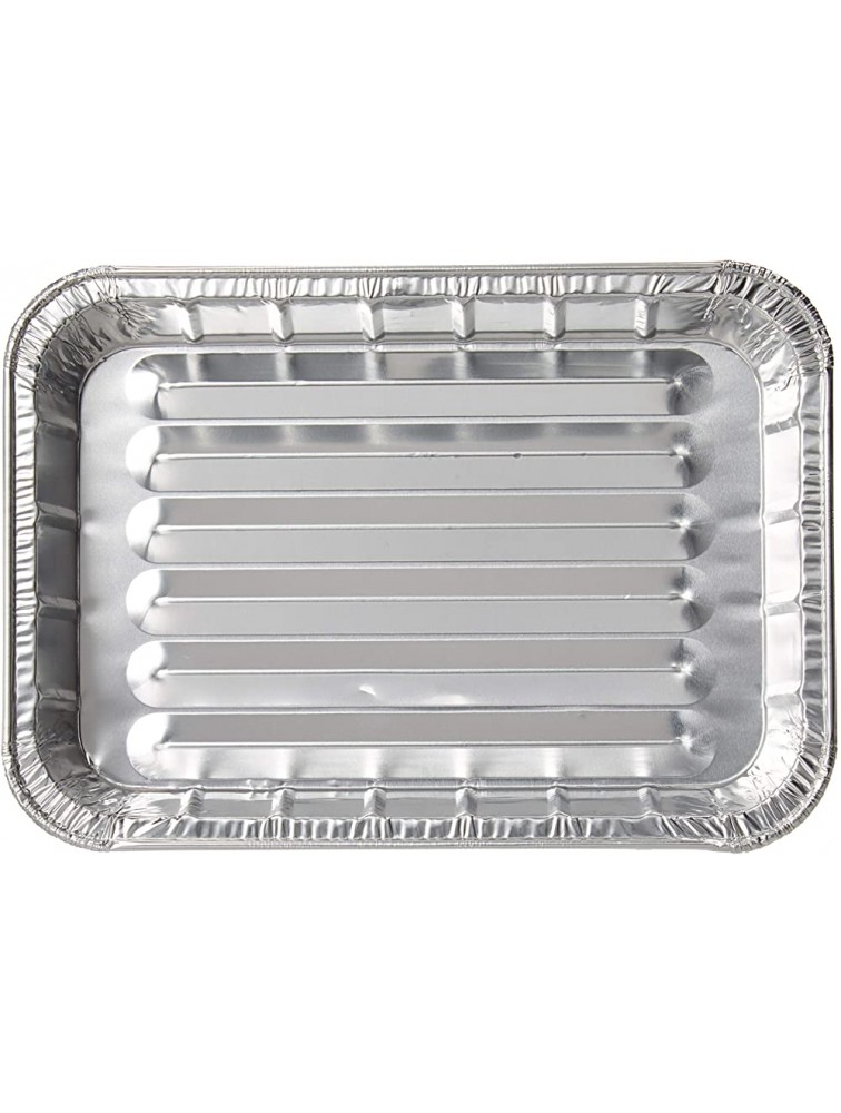 Pack of 25 Disposable Aluminum Foil Toaster Oven Pans Mini Broiler Pans | BPA Free | Perfect for Small Cakes or Personal Quiche | Standard Size 8 1 2 x 6 - BEHN9HQJ8