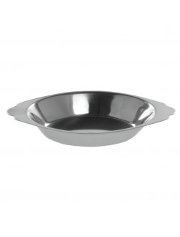 HUBERT® 6 oz Au Gratin Dish Round Stainless Steel - BZ1032TDE