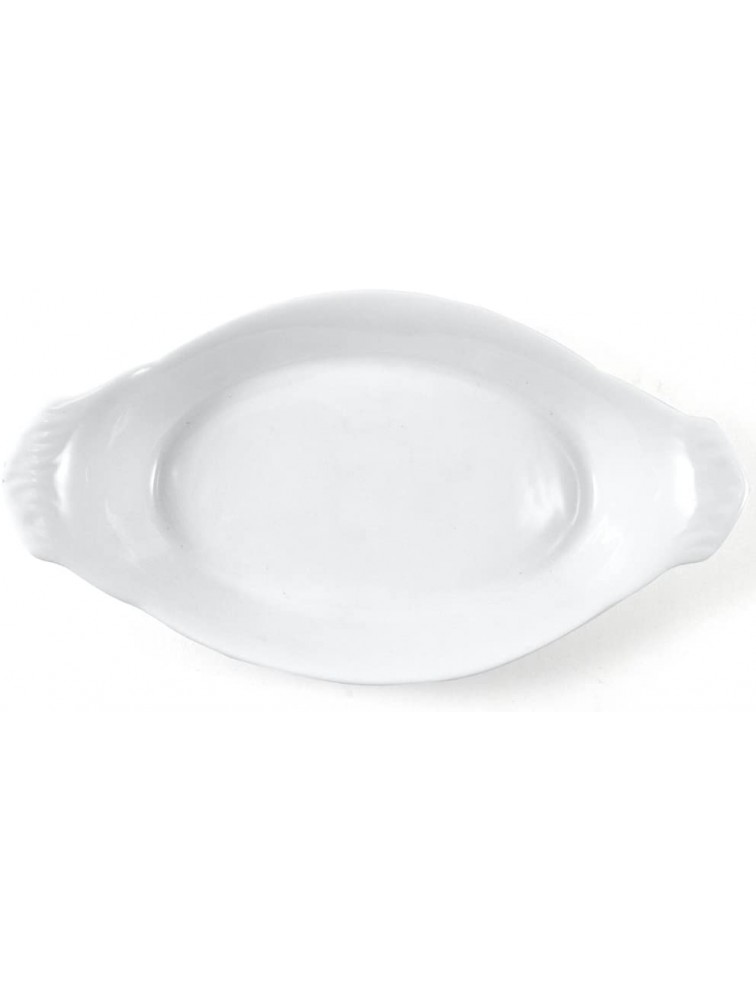 Omniware White Porcelain Au Gratin Dish 9 Inch - BLHNVY214