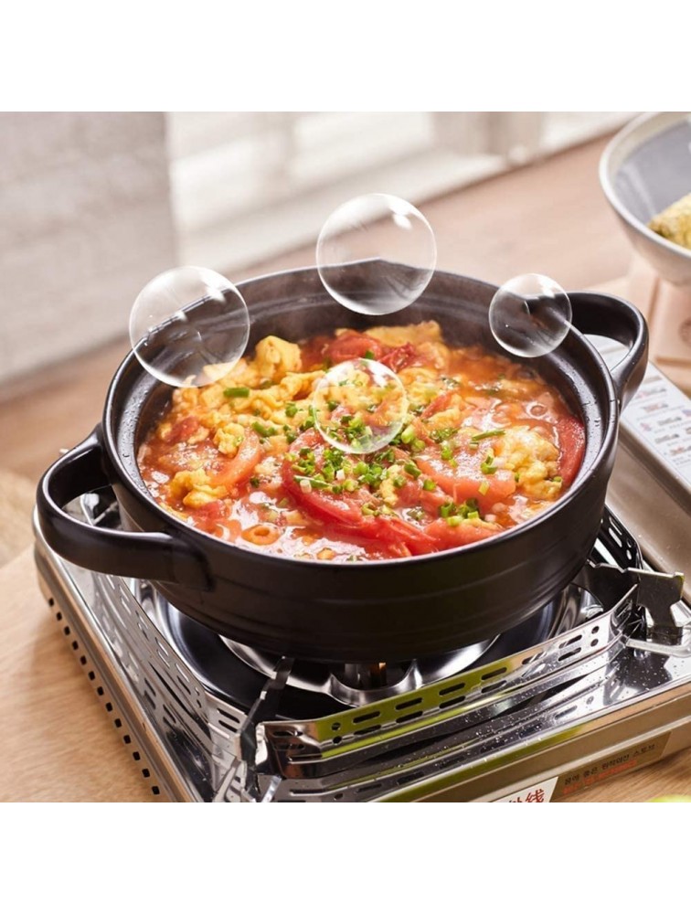Chinese pottery -Cooker Pot 1500ml Tagine Cooking Pot|non-stick pan|Cooking Pot with Lid Home Kitchen Suitable for Most Open Flame Cookware Color : Orange - B096S7OSP