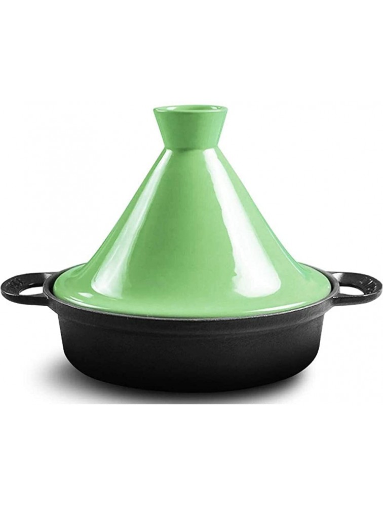 Chinese pottery -Cooker Pot Tajine Cookware Saucepan Seafood Pot|Cookware Saucepan|Cooking Slow Cooker|Smoke-Free Non-Stick|for Cooking Healthy Food Color : Green - BIR7VMBP0