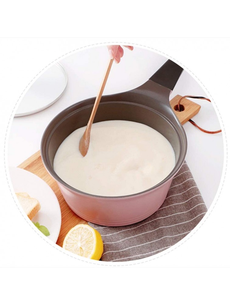 Milk pan Ceramic Non-Stick Pan Baby Milk Pot Soup Pot Hot Milk Pot Instant Noodles Mini Small Pot Baby Food Supplement Pot Stone Coated Milk pan Color : A Size : 9.5x18cm - BGQIRTW5Y