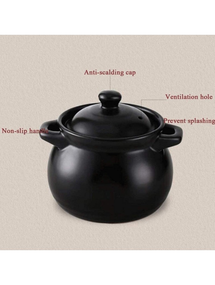 MXJDZJ Casserole Soup Pot Milk Pot High Temperature Ceramic Soup Porridge Stew Etc. 1L - BX6F6JR49