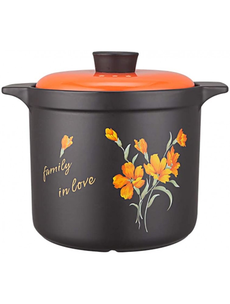 Pots Ceramic Casserole Health Soup Pot Stew Pot Home High Temperature Jar Casserole dishes color : A Size : 5.0L - BXLLICYRI