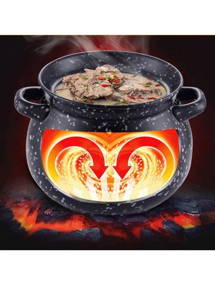 Z-COLOR 4.0l Gas Stove Dedicated Casserole Household Soup Pot Stew Pot Ceramic Open Flame Suitable for Hot Pot Soup Porridge Soup Pot Large - BWWTTNC25