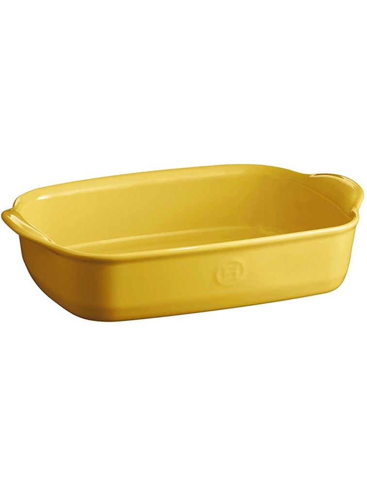 Emile Henry Small Rectangular Oven Dish Provence Yellow - B1MLS03ZF