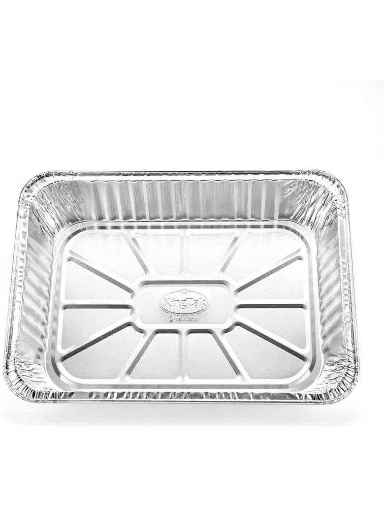 Nicole Fantini's Disposable Heavy Duty 14.2X10.63X 2.94 Aluminum Giant Lasagna Baking Pan Use it to Roast Turkey Chicken: QTY 20 - BZ9H18HYW