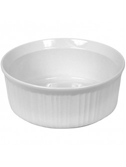 CorningWare French White 2-1 2-Quart Round Dish - B2P3Y7BZS