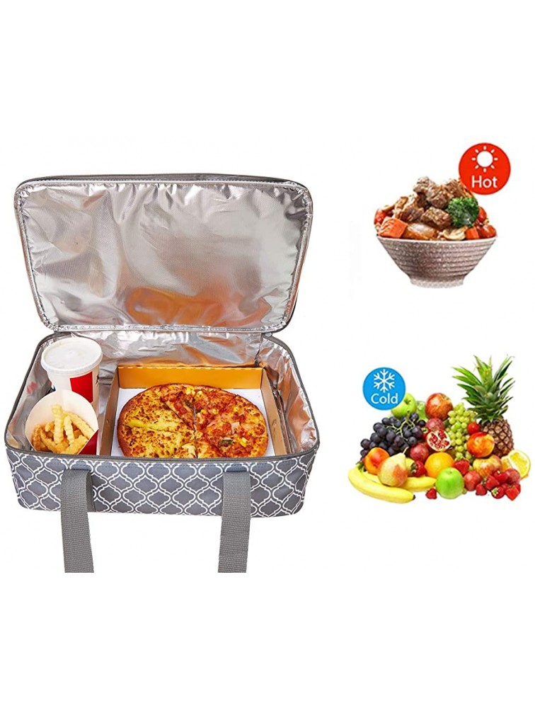 Insulated Casserole Dish Carrier Bag Food Carriers for Hot or Cold Travel Potluck Parties,Picnic,Cookouts,BeachLaurel Green -1 - BFCMG3HCT