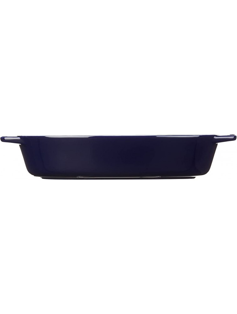 STAUB Ceramics Oval Baking Dish 9-inch Dark Blue - BI75NUFRE