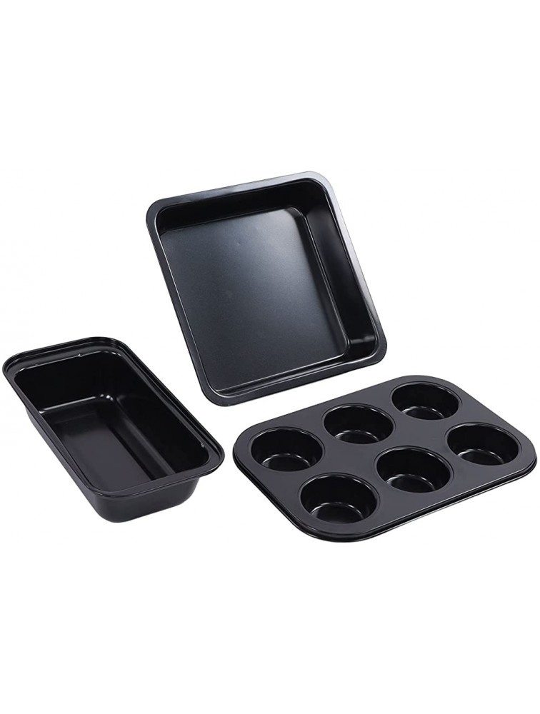 Cait Bake Set Safe Carbon Steel Bake Set for Home Cooking Black - B3ADQ5I55