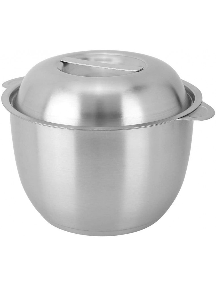 Kitchen Stainless Steel Storage Pot S M LOptional Nesting Bowls with Lids for Instant Programmable Food Preparation Fruit Salad Camping StorageL - B1OPWGKP8
