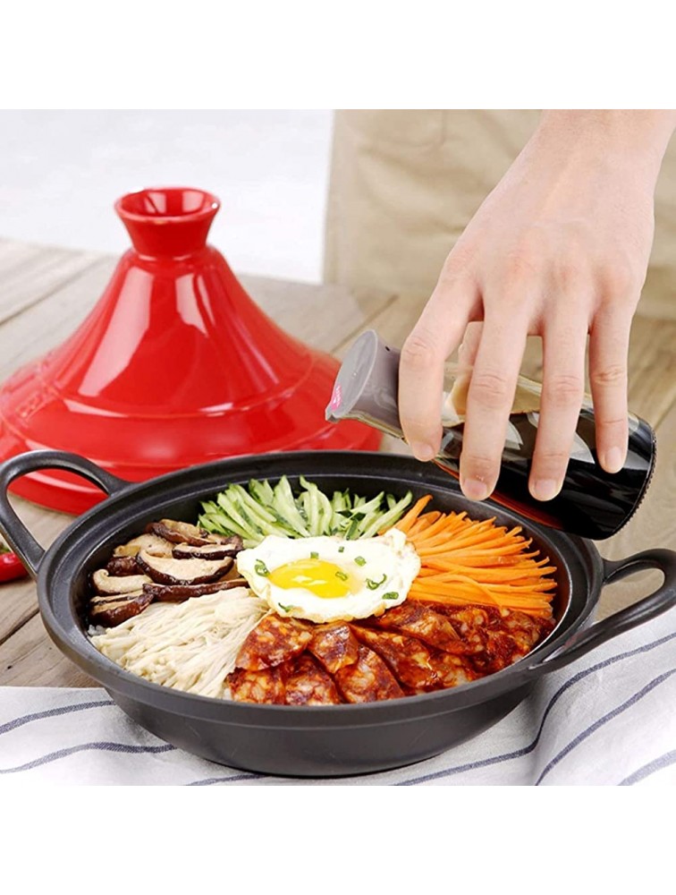 Casserole Casserole Dishes With Lids Moroccan Tagine Cooking Pot,27 Cm Tagine With Ceramic Lid And Silicone Gloves,Cast Iron Tagine For Different Cooking Styles - BN74MZGAI
