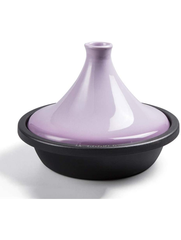 Casserole Dish with Lid Soup Pot 10.6" Cast Iron Tagine Pot Large Cooking Tagine Tajine with Enameled Cast Iron Base and Cone-Shaped Lid with Anti-Hot Silicone Gloves Color : #2 - BMO1NH3XB