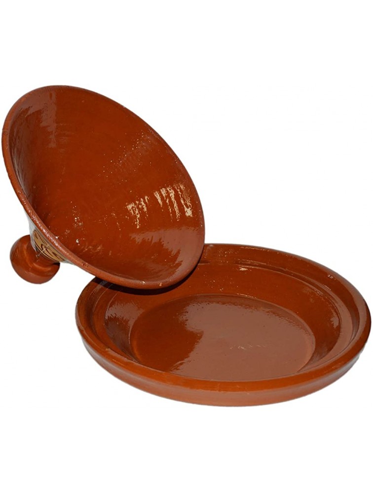 Moroccan Cooking Tagine Glazed X-Large 13 Inches in Diameter Authentic Food - BFUE9Q6DH