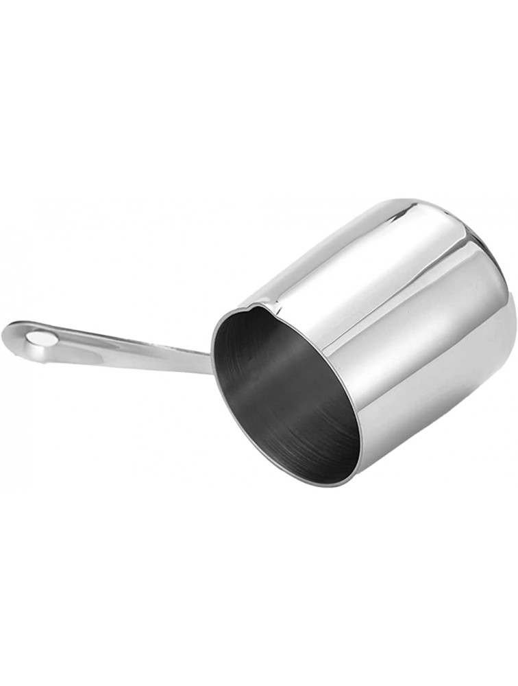CUYUFIC Home Kitchen Milk Pot Stainless Steel Milk Butter Warmer Mini Cookware Saucepan for Coffee Tea with Handle - BCQONNDYY