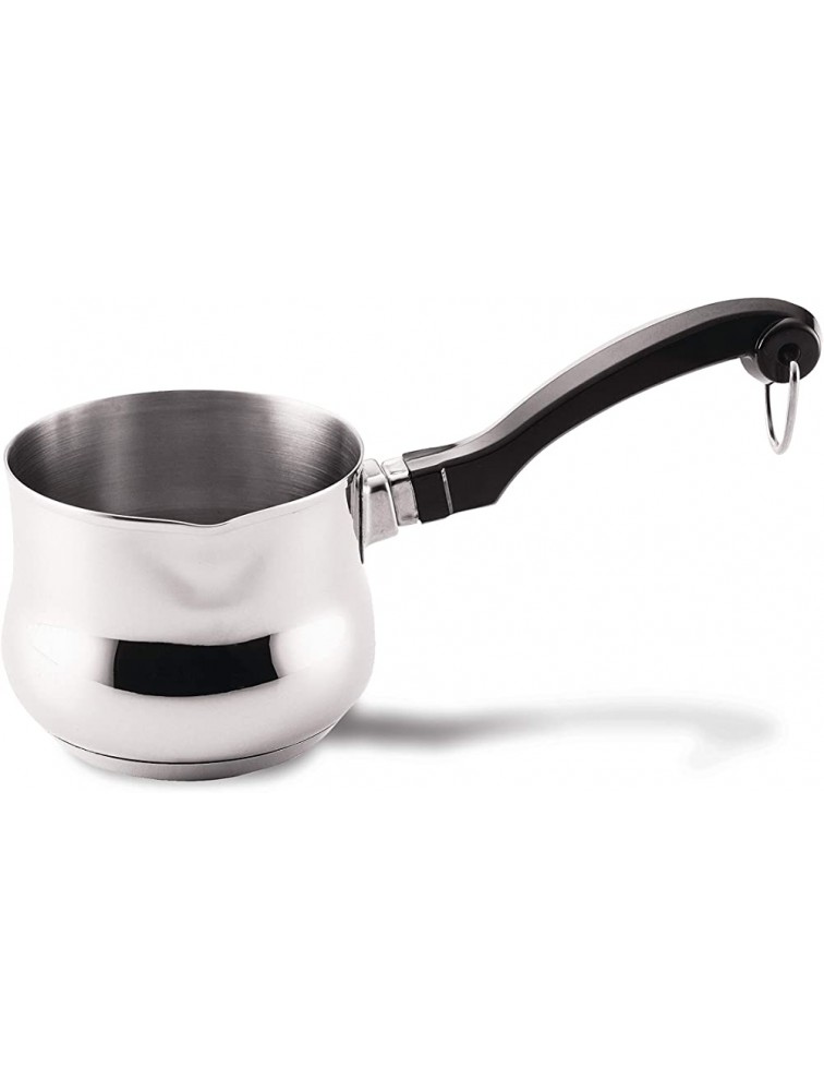 Farberware Classic Series Stainless Steel Butter Warmer Small Saucepan Dishwasher Safe 0.625 Quart Silver - BYNQYB40T