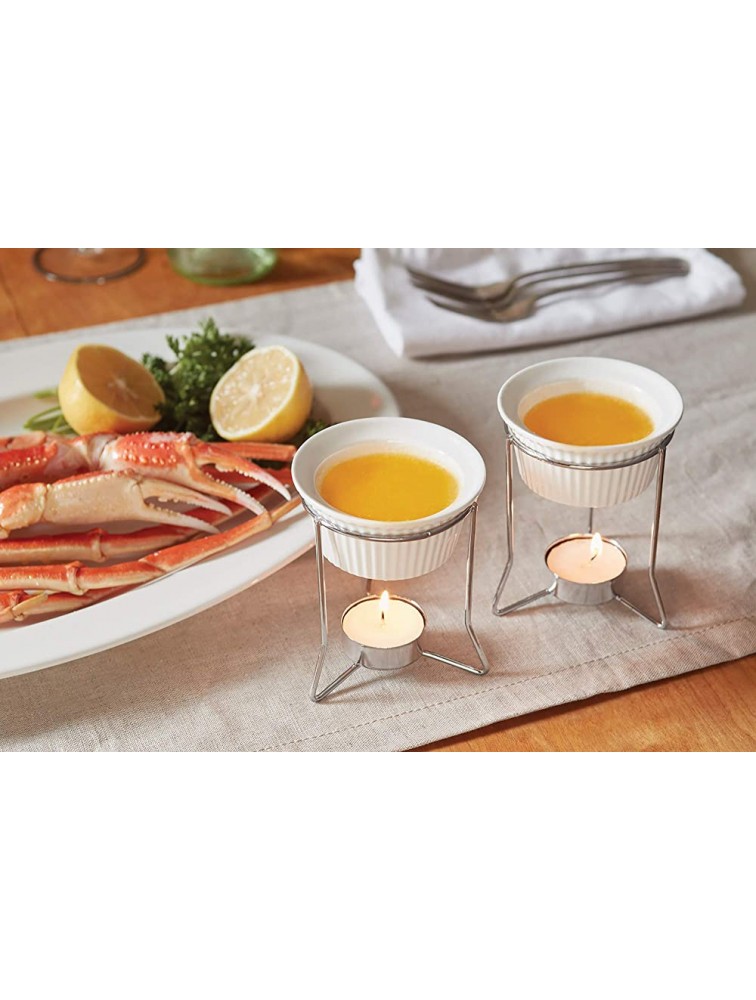 Nantucket Seafood Ceramic Butter Warmers Set of Two - BG2CJZH37