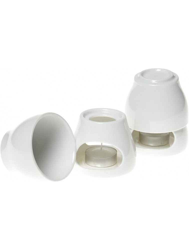 Norpro 213 Porcelain Butter Warmer 2pc set 4 x 7 x 4 inches As Shown - BMFACETVK