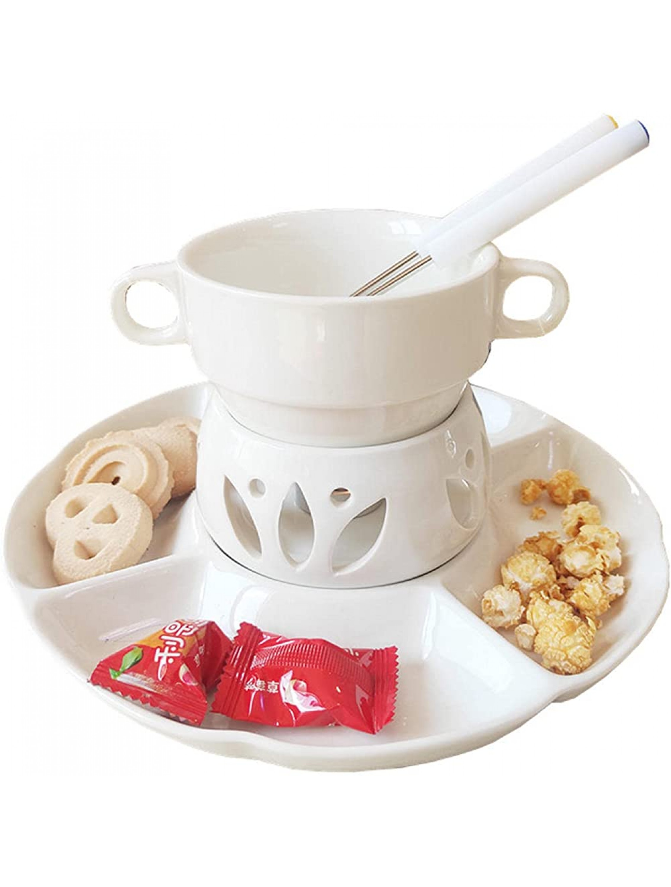Cheese fondue,Cheese fondue set,Fondue Pot Set,Cheese Fondue Party Set,Fondue Set,Glazed Ceramic Fondue Pot For Cheese or Chocolate,Tapas,Butter Warmer Set.Various styles of cheese fondue set - B8Y7NPF49