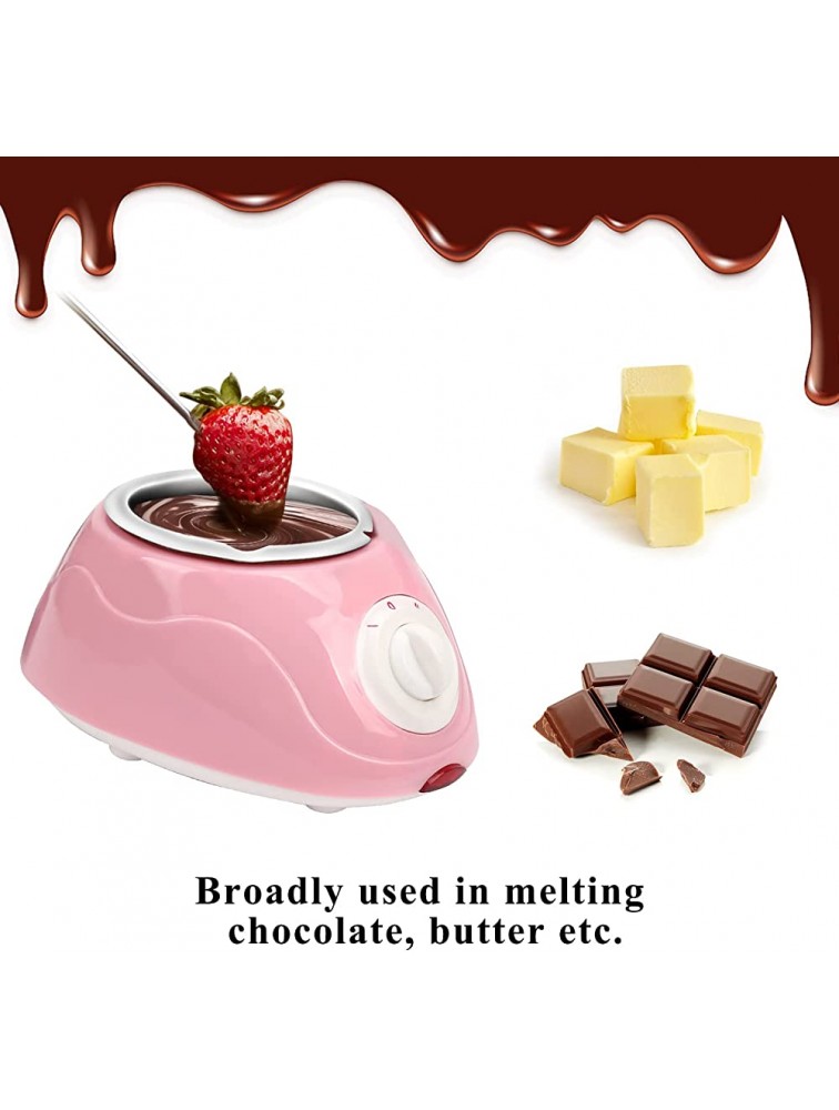 Freehawk Chocolate Melting Pot,Chocolate Melting Warming Fondue Set,Mini Electric Heated Choco Melting Pot for making Chocolate - BVP6OZORE