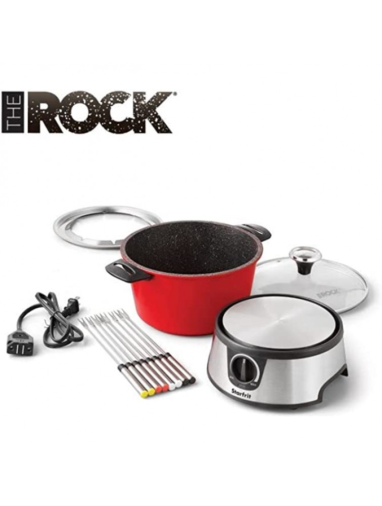 The Rock by Starfrit T024704 3.2-Quart Electric Fondue Set One Size Black - BHEY02V67