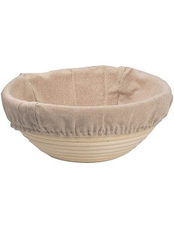 DOYOLLA Bread Proofing Basket & Liner 8.5 inch Round Dough Proofing Bowl Set Perfect for Professional & Home Sourdough Bread Baking Bakers1 basket +1 liner - BBXH2KI9E
