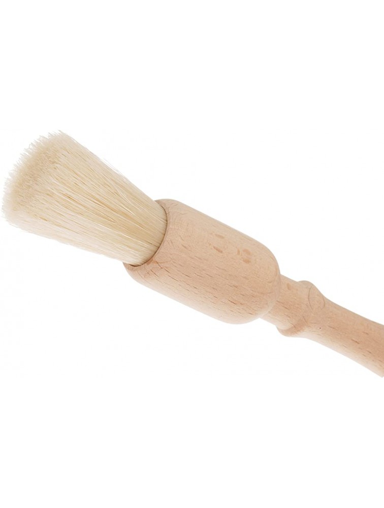 Redecker Natural Pig Bristle Pastry Brush with Untreated Beechwood Handle Ideal for Basting Glazing and Applying Eggwash 7-1 4 inches Made in Germany - BWP93FNA8