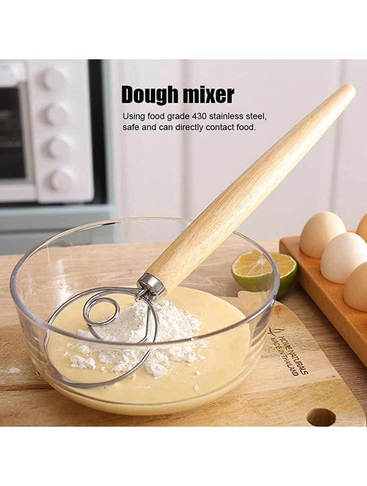 2Pcs Dough Blender Exquisite Workmanship Manual Ergonomic Pastry Blender Dough Whisk Comfortable Dough Hand Mixer for Kitchen - BZ2VT7714