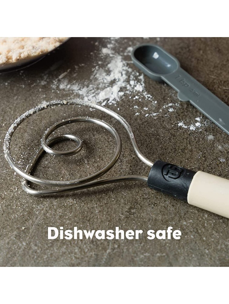 Brod & Taylor Dough Whisk Heavy Duty Dishwasher-Safe Mixing Tool - B8KJAE69O