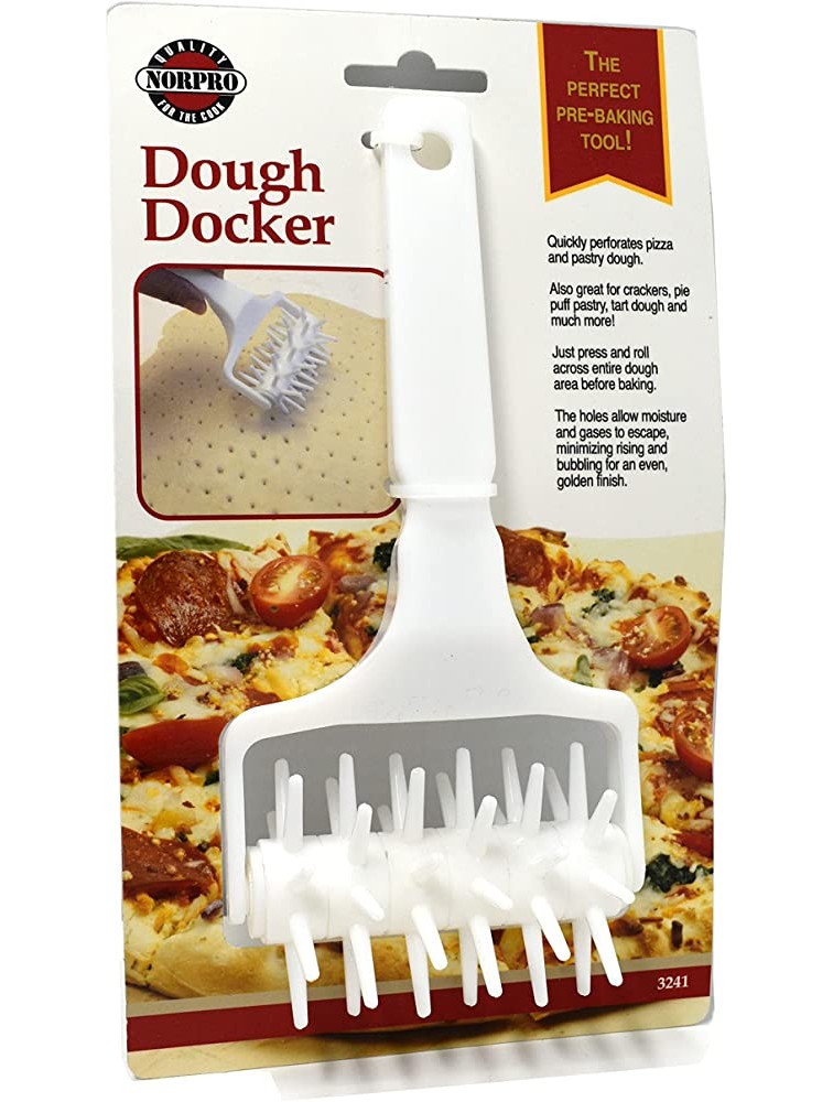 Norpro Docker for Pizza Crust or Pastry Dough White - BFBGEDB95