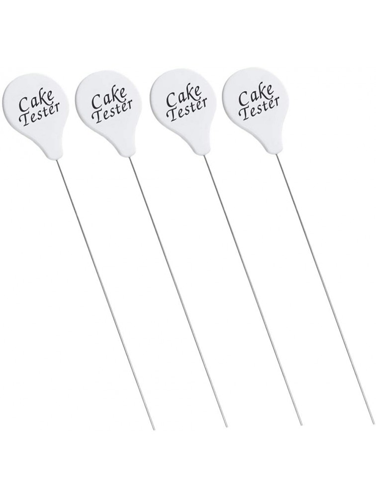 4 Pcs Cake Tester Stainless Steel Cake Test Pins Reusable Probe Skewer Testing Needle Sticks Kitchen Baking Tools for Cake Bread Biscuit Muffin Pancake - B2KGYCQVO