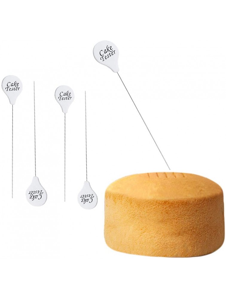 Cake Tester for Baking Cake Tester Needle Reusable Long Cake Testers Metal Pin Sticks for Cake Bread Pastry Biscuit Cookie Muffin Pick 7.5inch 4 Pack - BX6077OFN